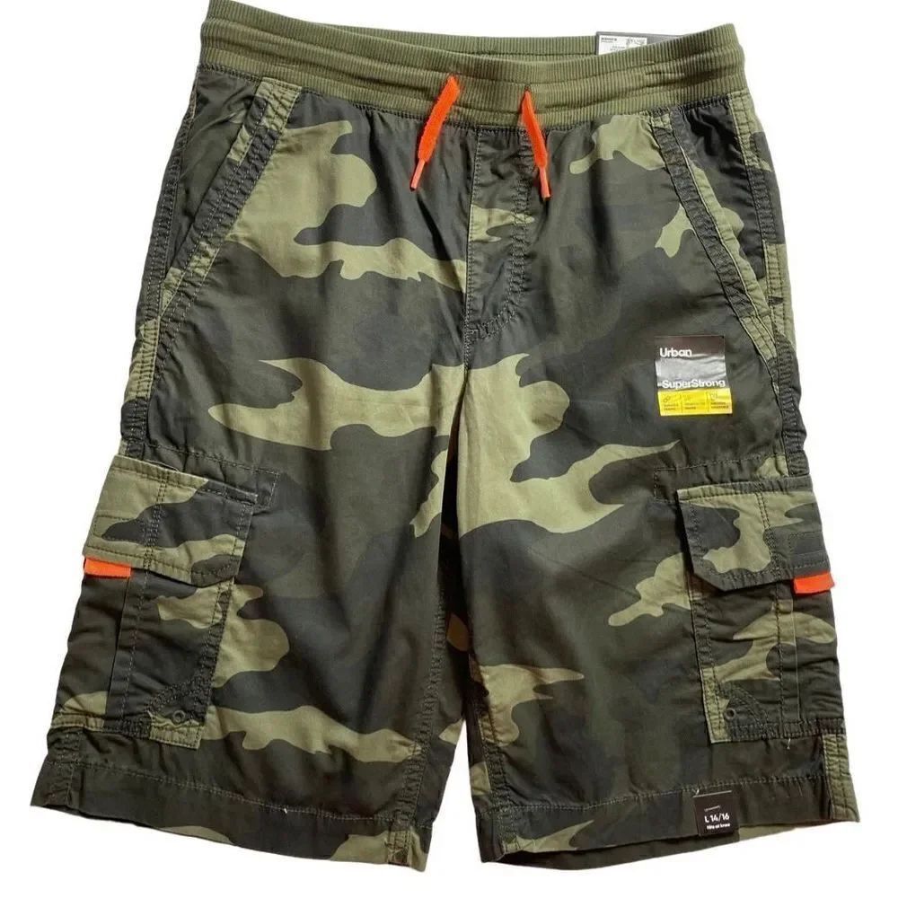 Urban Pipeline Boys Large 14/16 Knit Waistband Cargo Shorts in Regular